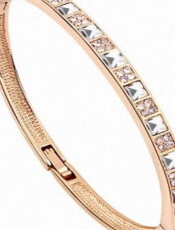 TAOTAOHAS-Crystal TTH Child Swarovski Elements Crystal Bangle Bracelet [Beyond the Sundial, Clear ] 18KGP Rhinestone